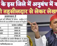 UP News: यूपी के इस जिले में अनुबंध में काम करेंगे तहसीलदार से लेकर लेखपाल ! अखिलेश ने सरकार को घेरा